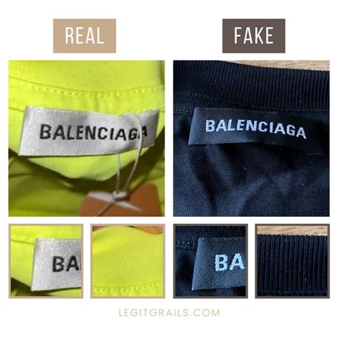 real vs fake balenciaga pattern